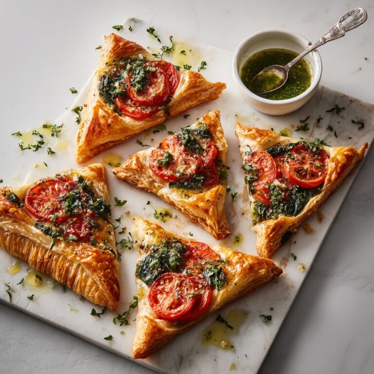 Caprese Puff Pastry Bundles Recipe