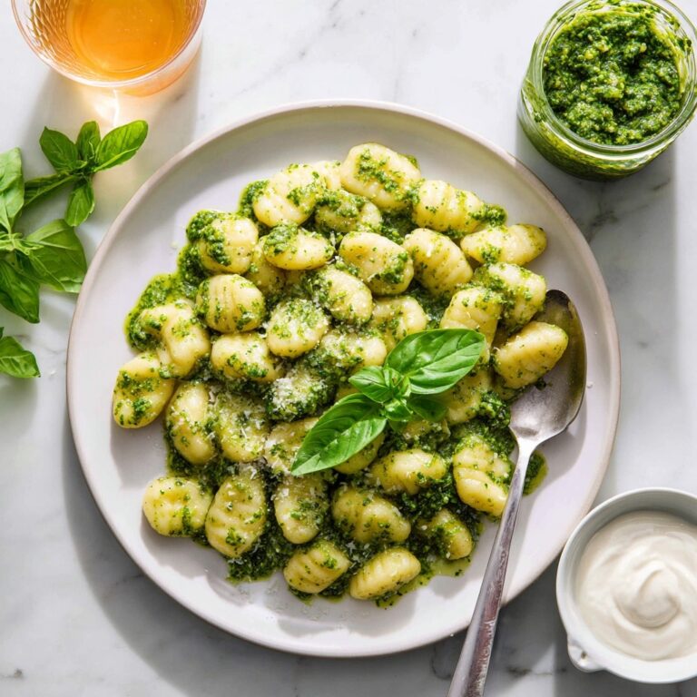Creamy Pesto Gnocchi for Two Recipe