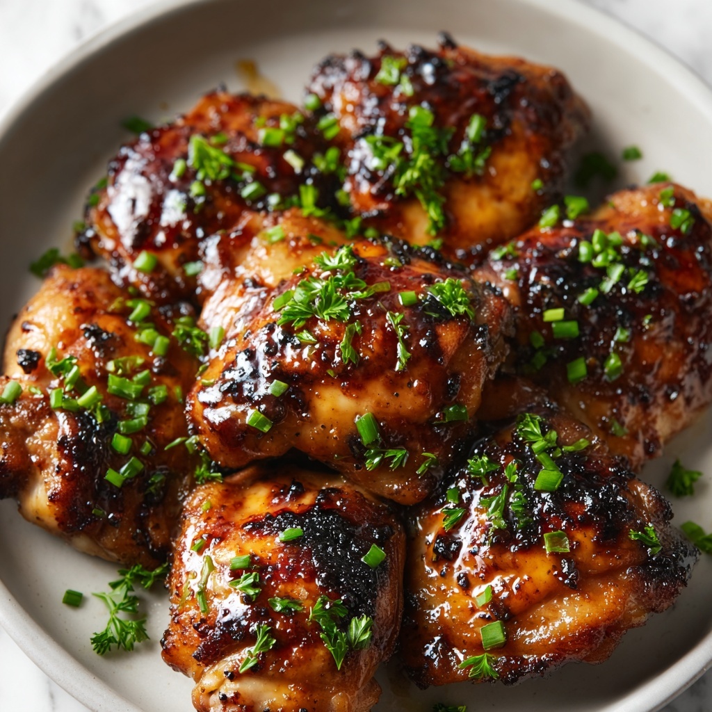 Garlic Miso Chicken Thighs (Air Fryer) Recipe - Recipe Image