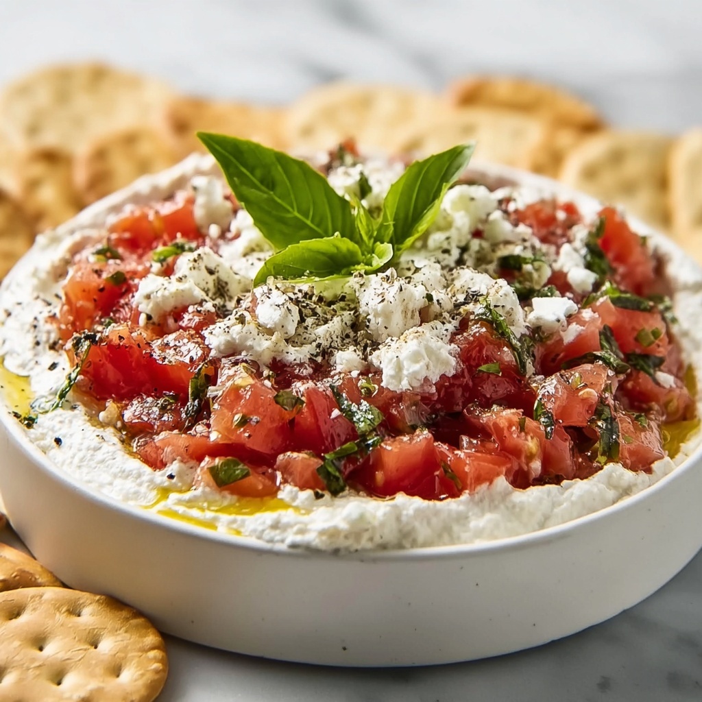Creamy Feta Bruschetta Dip Recipe - Recipe Image