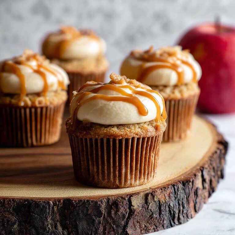 Apple Cupcakes with Salted Caramel Frosting Recipe