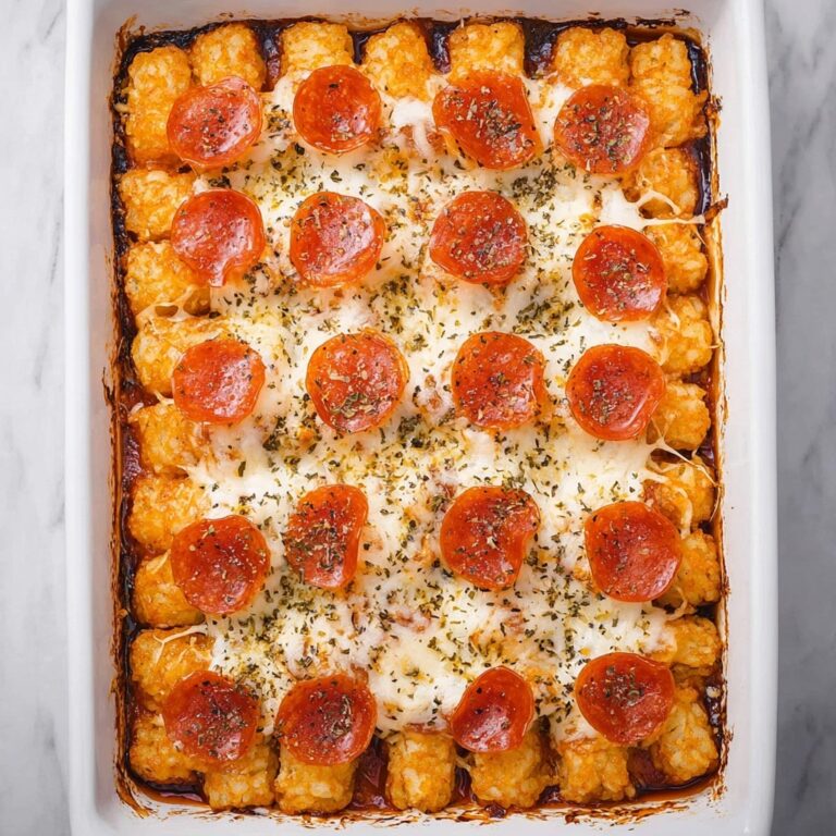 Tater Tot Pizza Casserole Recipe