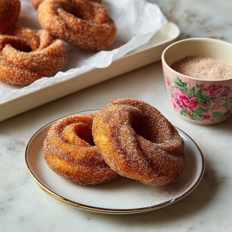 Cinnamon Sugar Twist Doughnuts Recipe