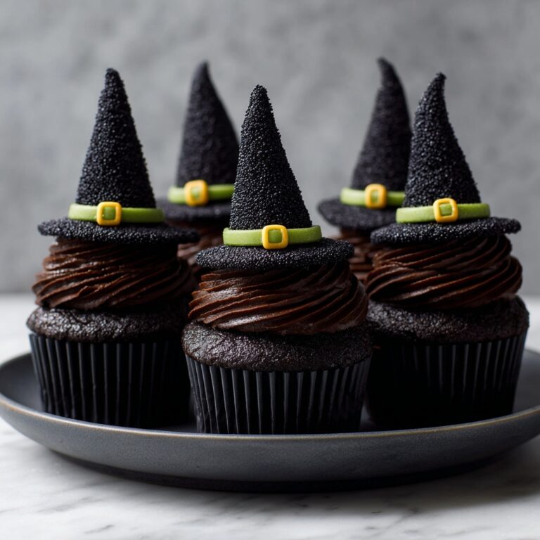 Halloween Witch Hat Cupcakes Recipe