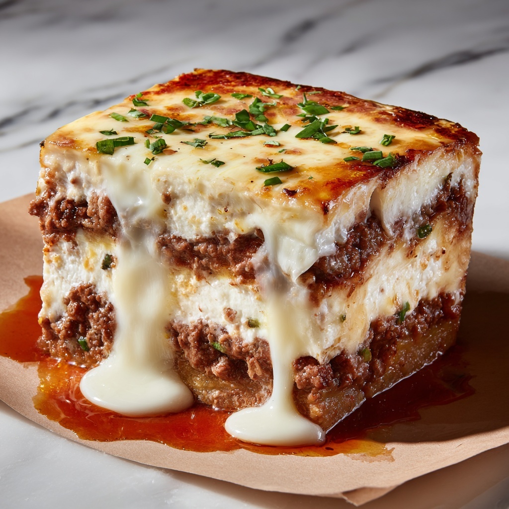 Cheesesteak Meatloaf Recipe with Philly Flavor Recipe - Recipe Image
