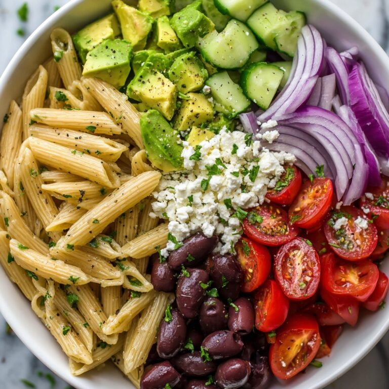 Lemon Herb Mediterranean Pasta Salad Recipe