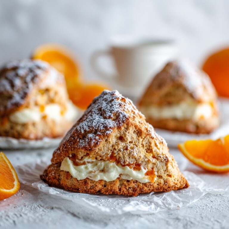 Fresh Orange Scones with Zesty Glaze Recipe