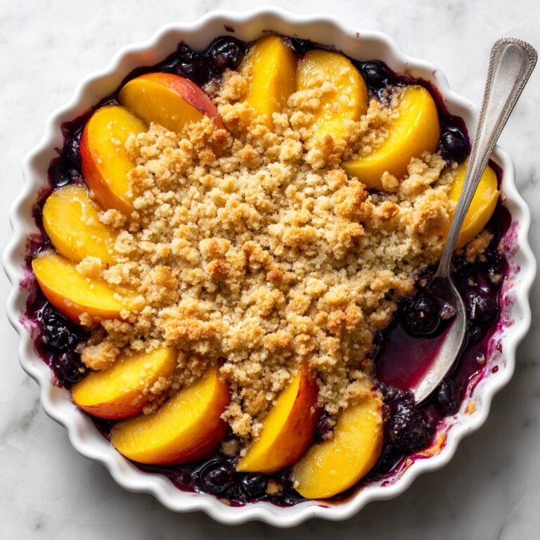 Summer Peach and Blueberry Cobbler Recipe