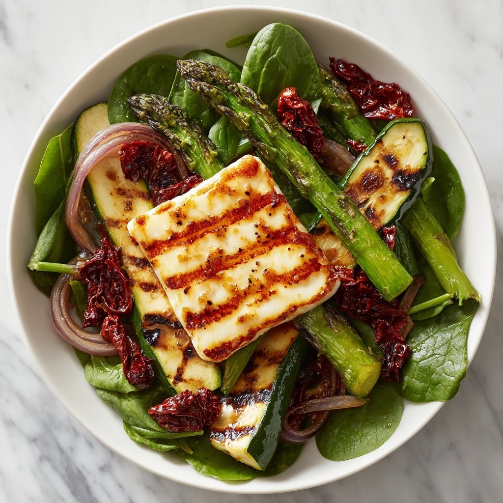Grilled Vegetable and Halloumi Stack Recipe - Recipe Image