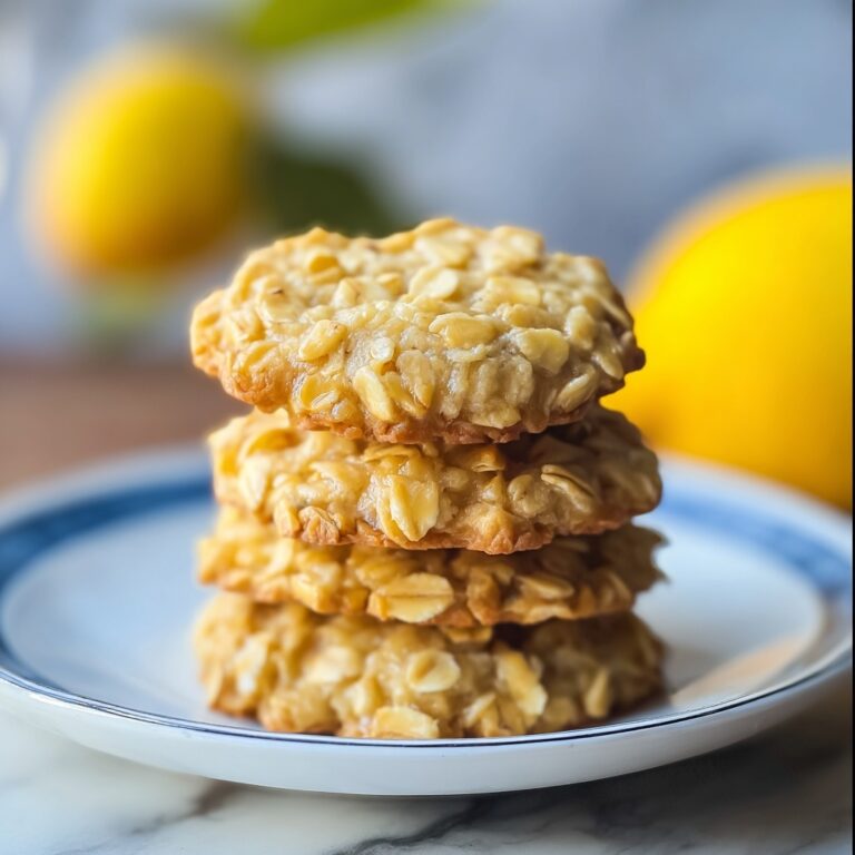 Lemon Oatmeal No-Bake Cookies Recipe
