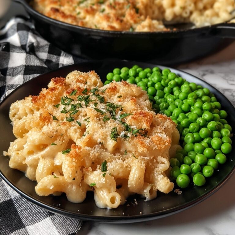 Parmesan Garlic Chicken Mac and Cheese Recipe