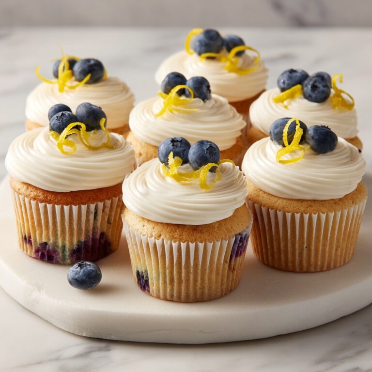 Lemon Blueberry Cupcakes Recipe