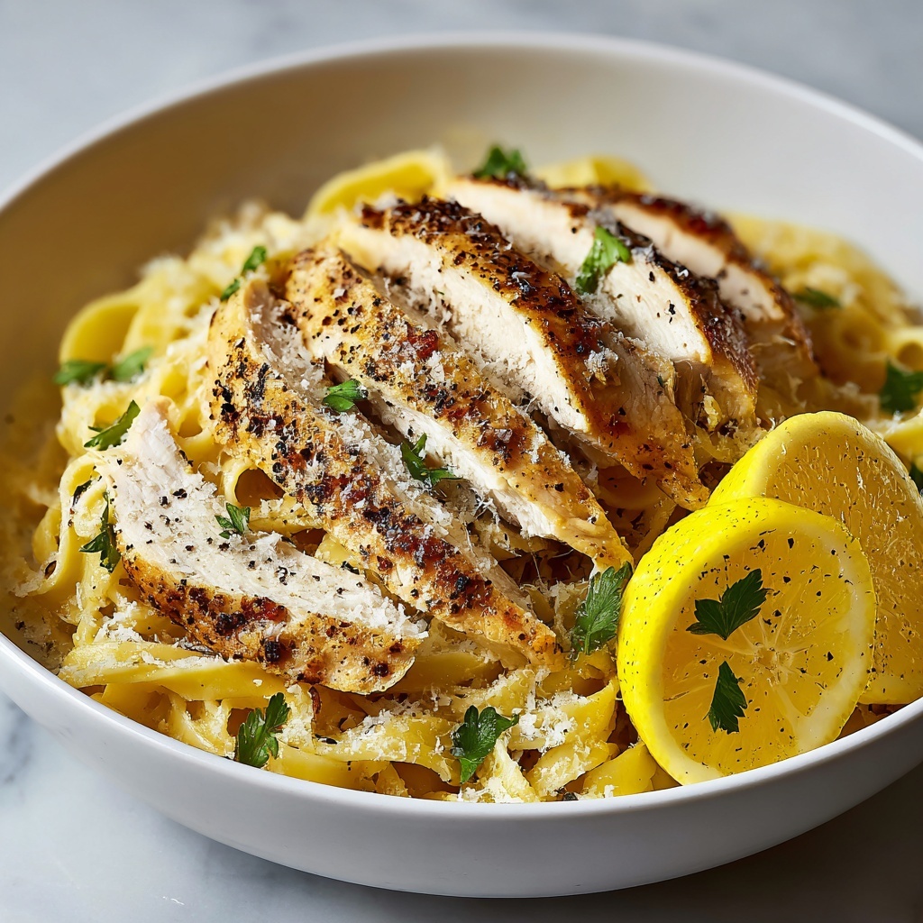 Lemon Chicken Pasta Recipe - Recipe Image