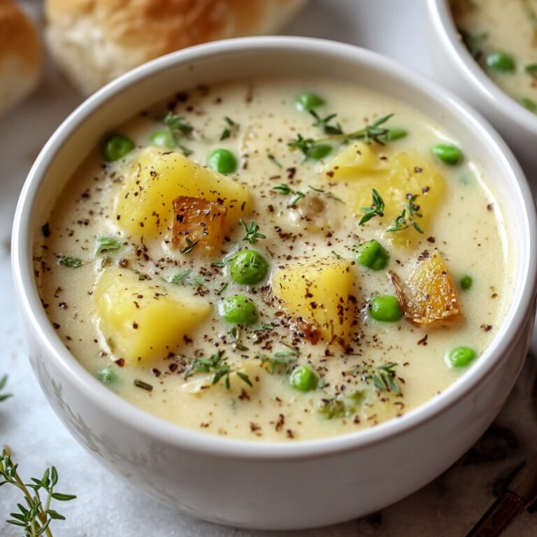 Creamy Potato and Pea Chowder Recipe