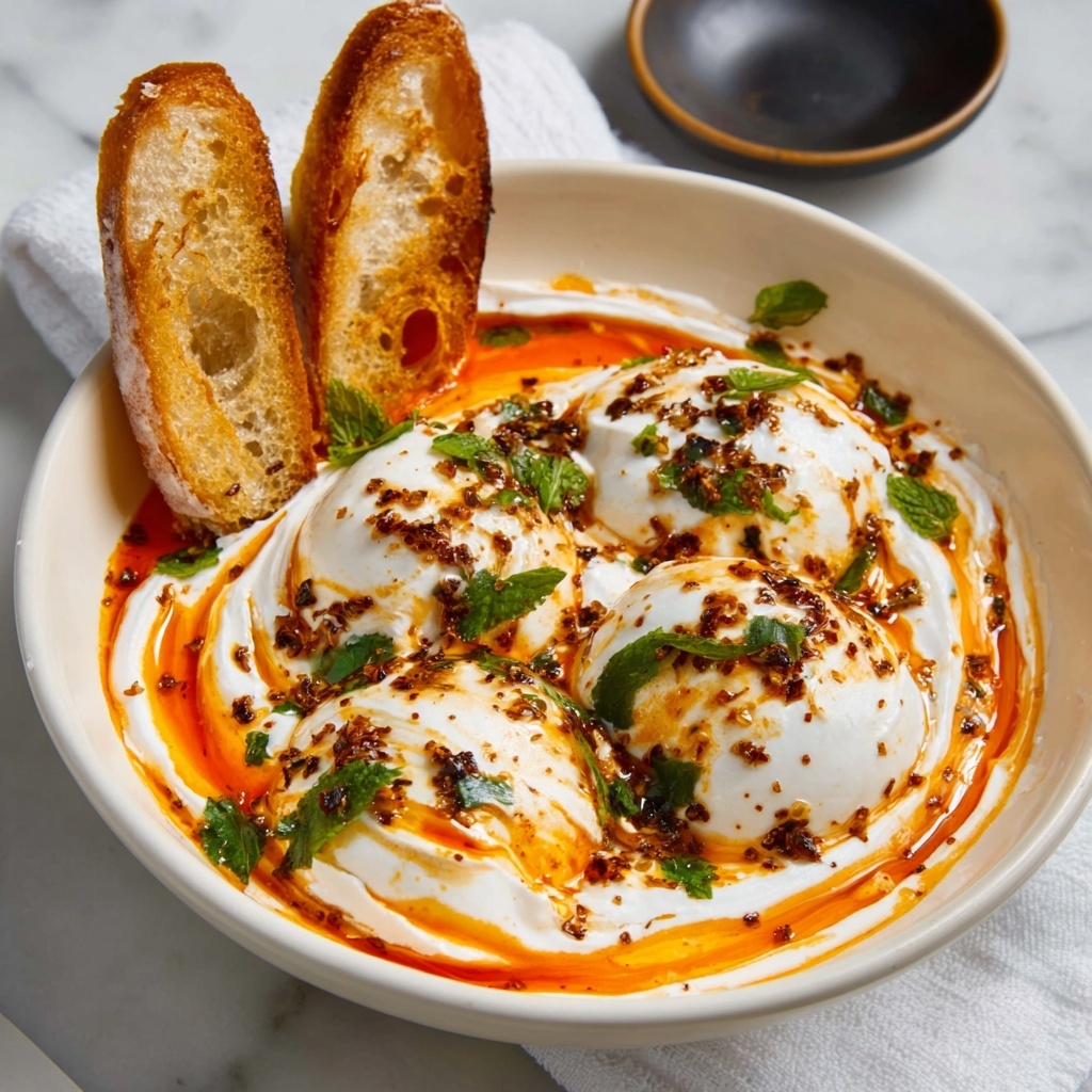Turkish-Inspired Eggs (Çılbır) Recipe - Recipe Image