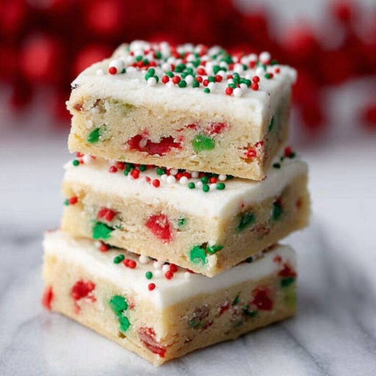 Christmas Sugar Cookie Bars Recipe
