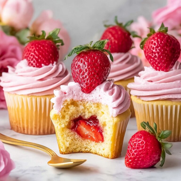 Strawberry Cupcakes with Strawberry Buttercream Recipe
