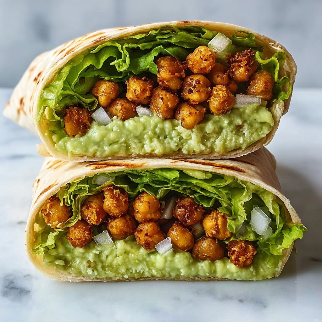Crunchy Chickpea Caesar Wraps Recipe - Recipe Image