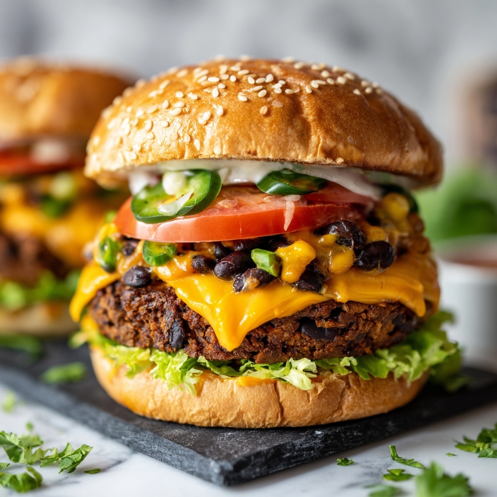 Delicious and Easy Black Bean Burgers Recipe - Recipe Image