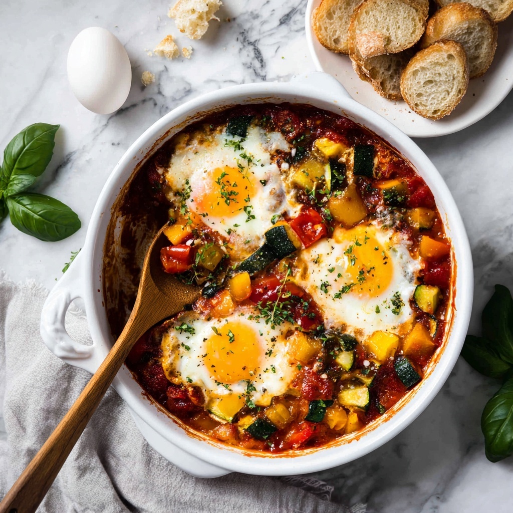 Pisto Manchego With Eggs Recipe - Recipe Image