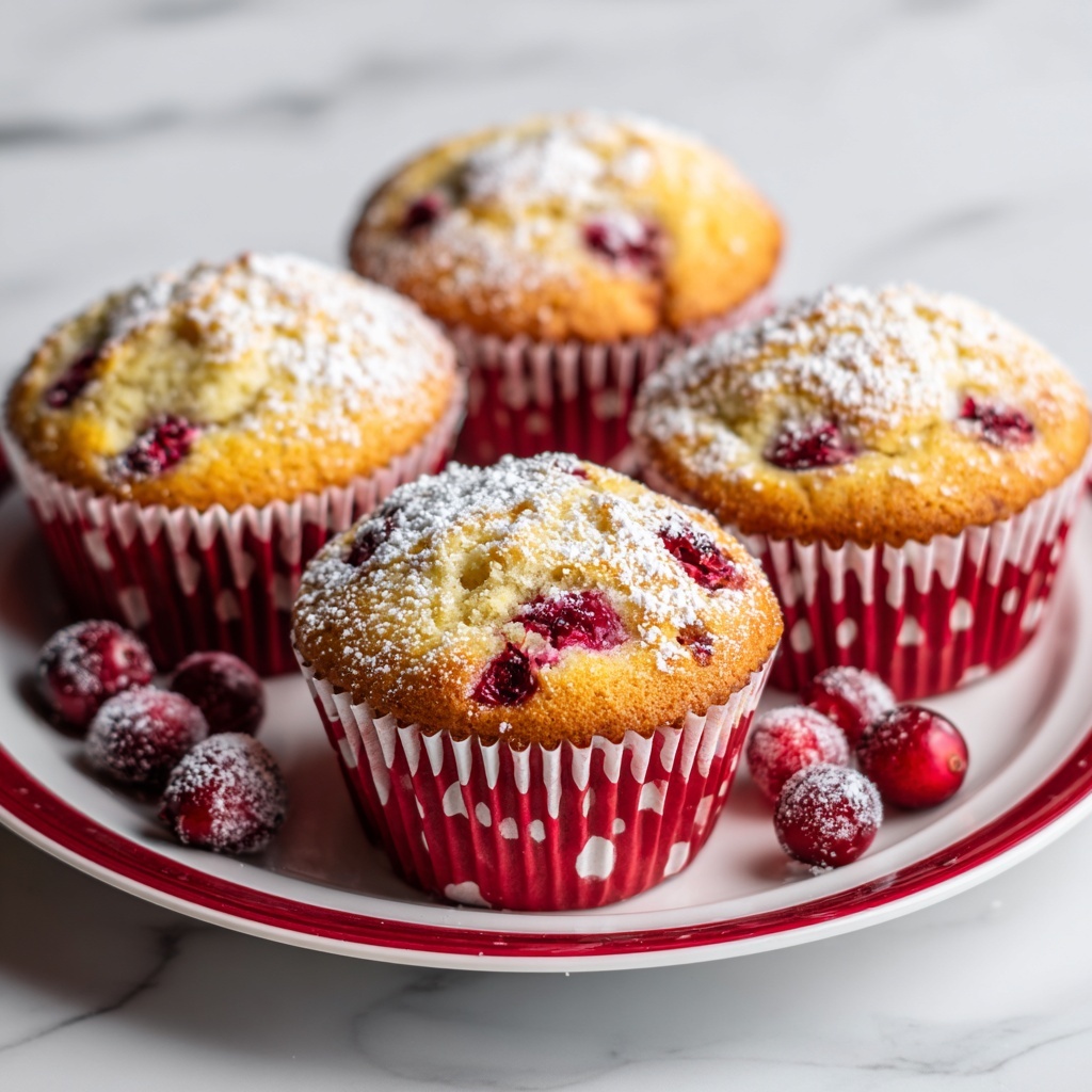 Cranberry Orange Muffins with Greek Yogurt Recipe - Recipe Image