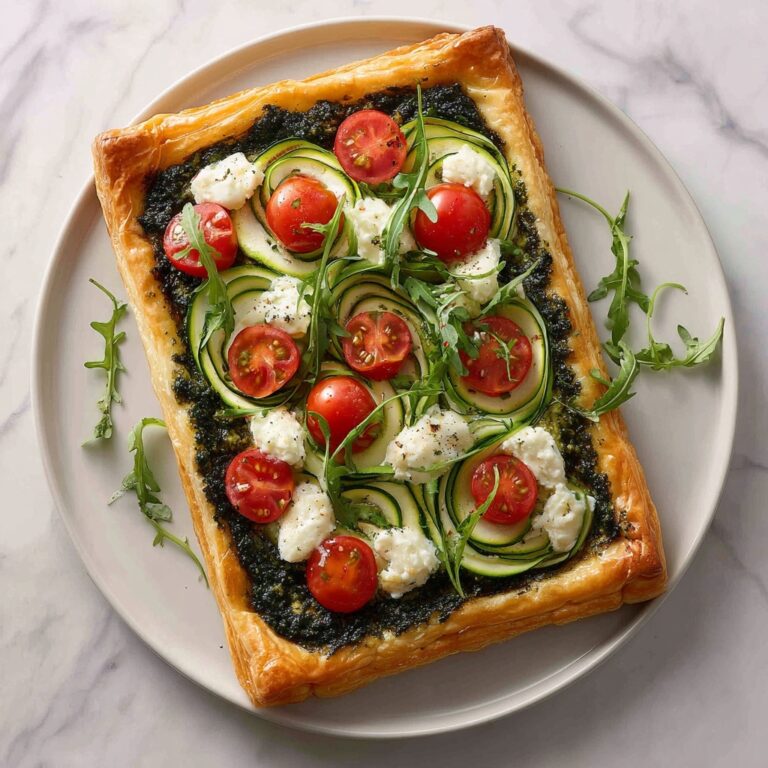 Goat Cheese Cherry Tomato Tart Recipe