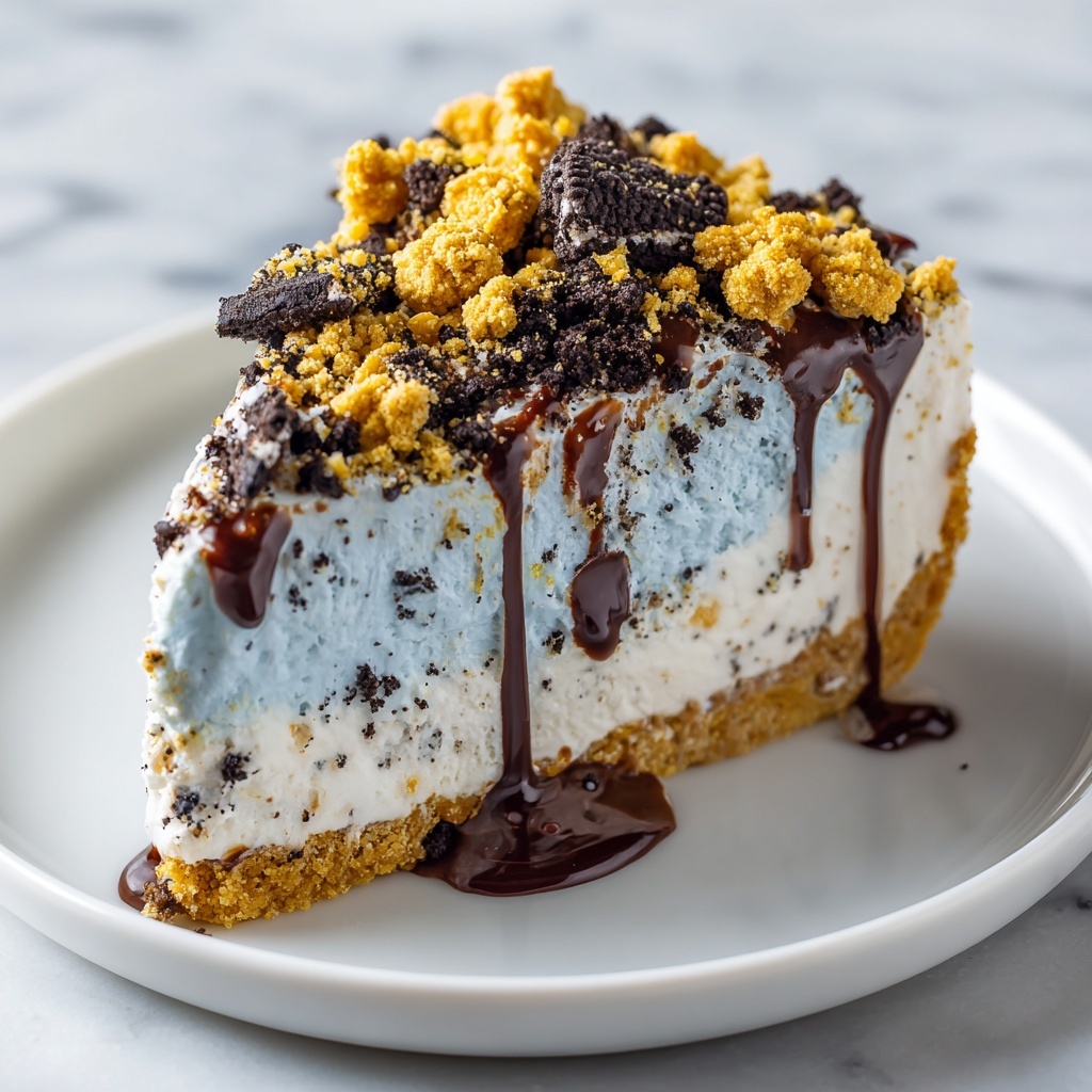 Cookie Monster Cheesecake Recipe - Recipe Image