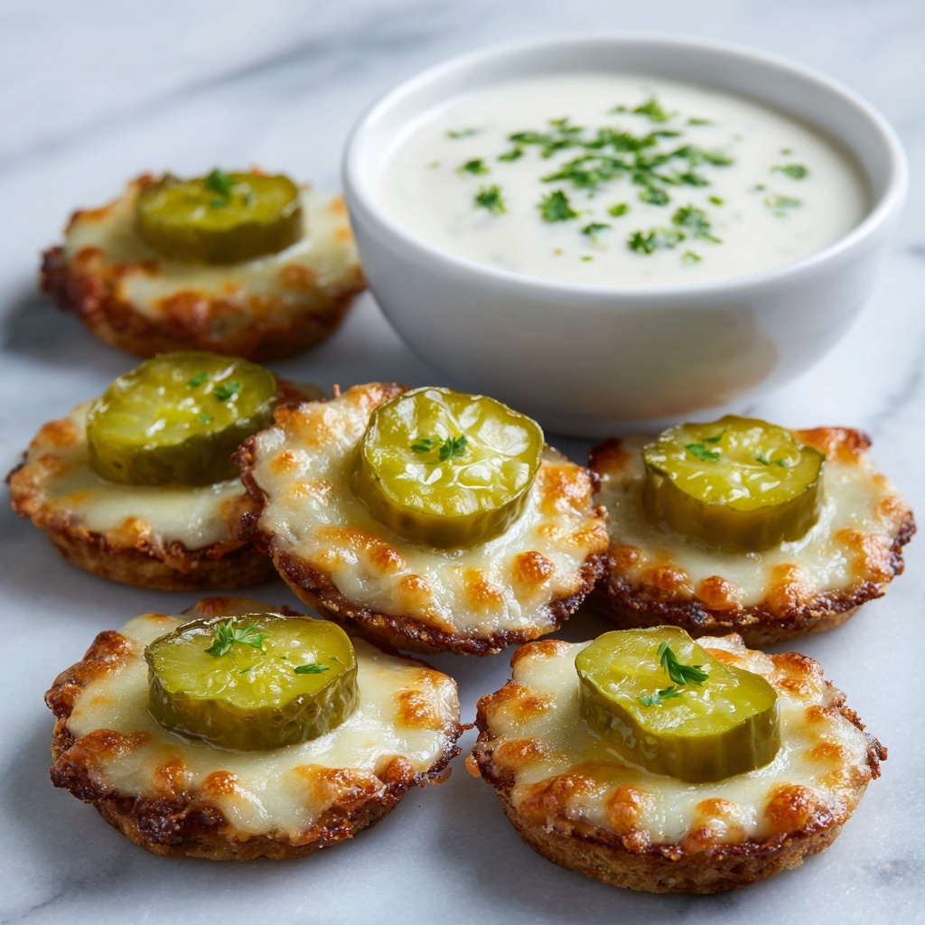 Cheesy Pickle Chips Recipe - Recipe Image