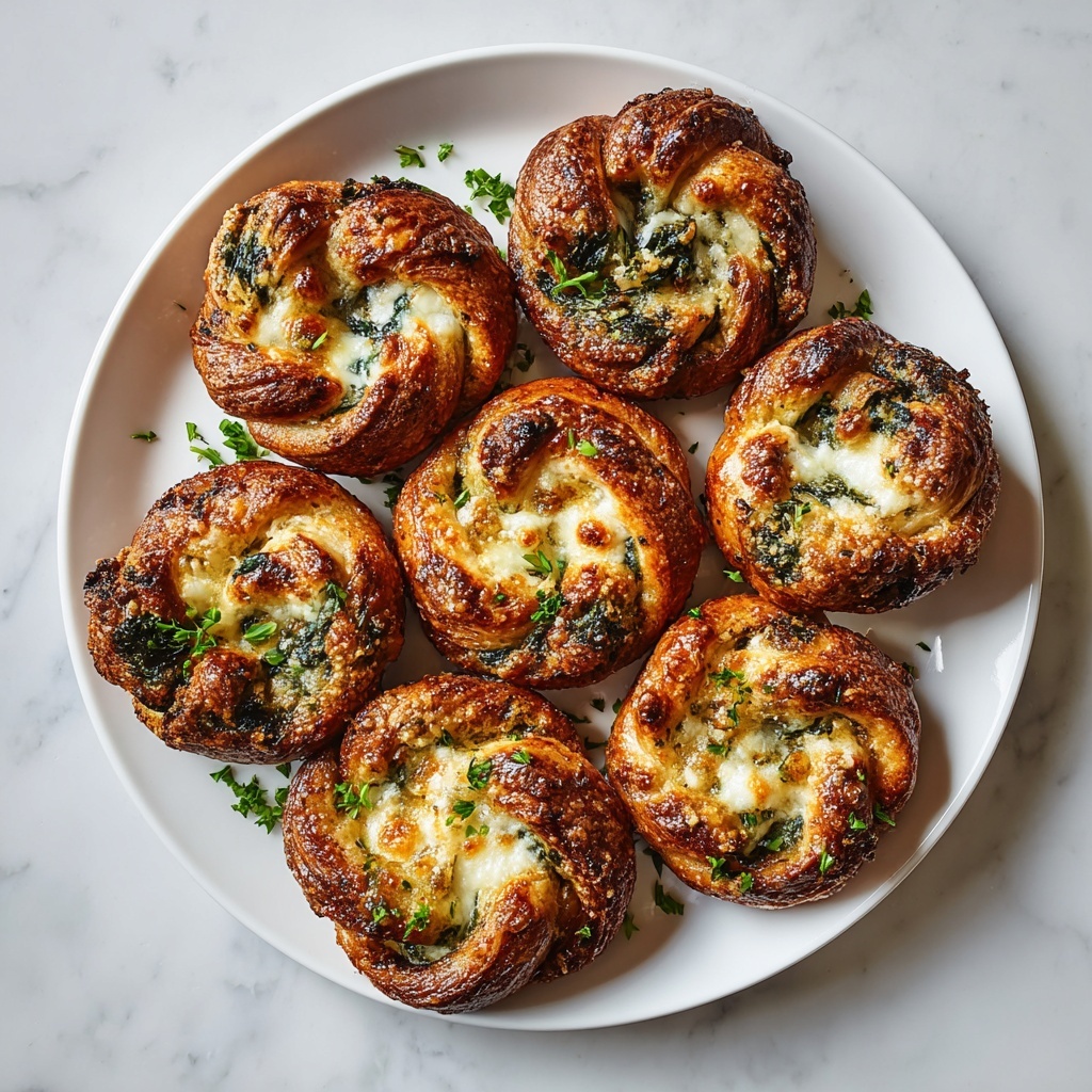 Spinach and Cheese Stuffed Crescent Rolls Recipe - Recipe Image