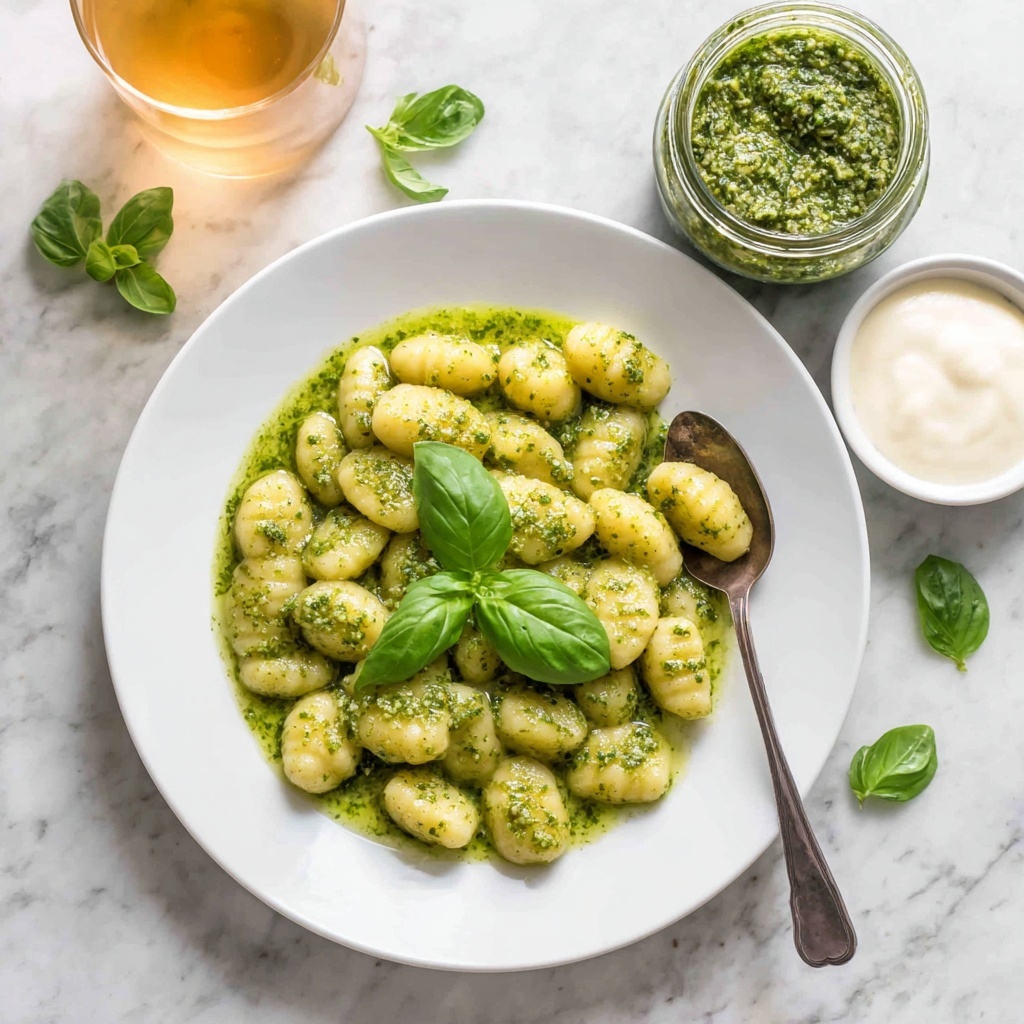 Creamy Pesto Gnocchi for Two Recipe - Recipe Image