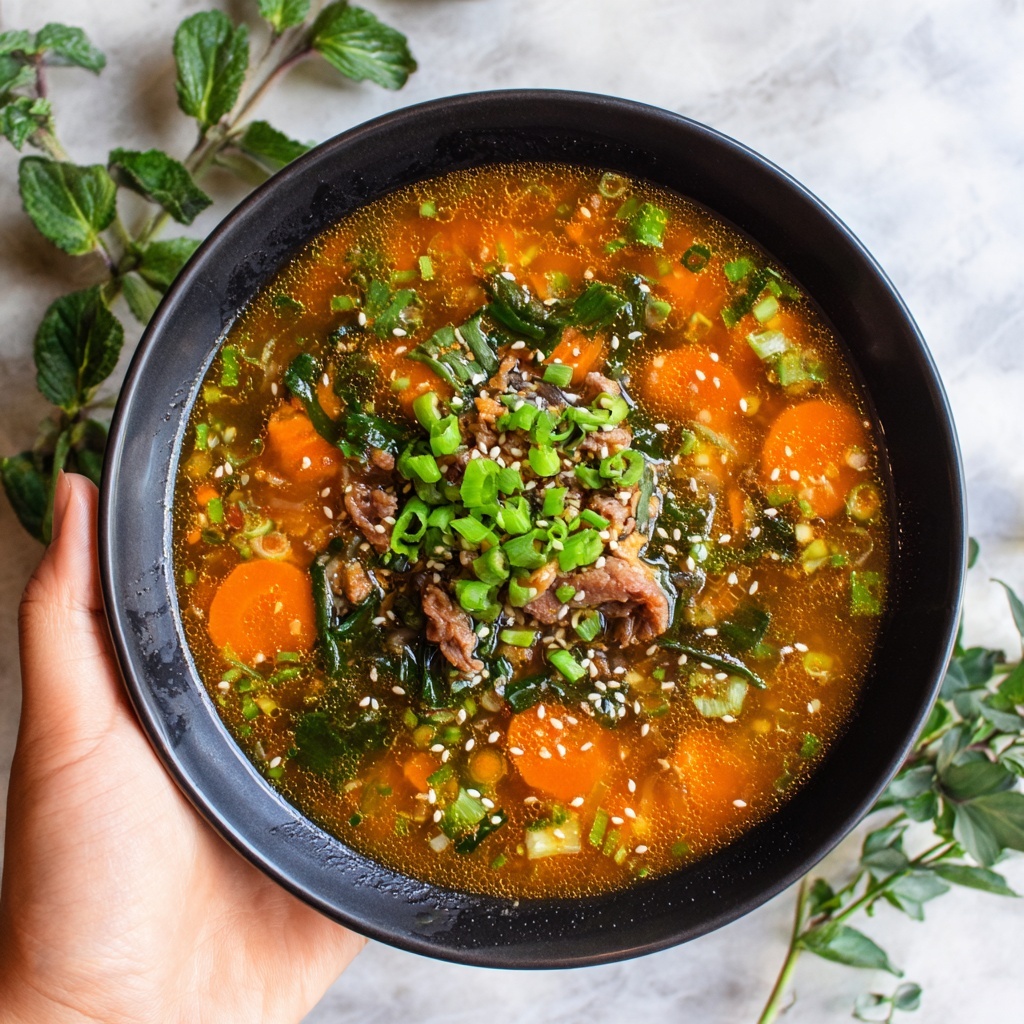 Vegetarian Hot and Sour Soup Recipe - Recipe Image