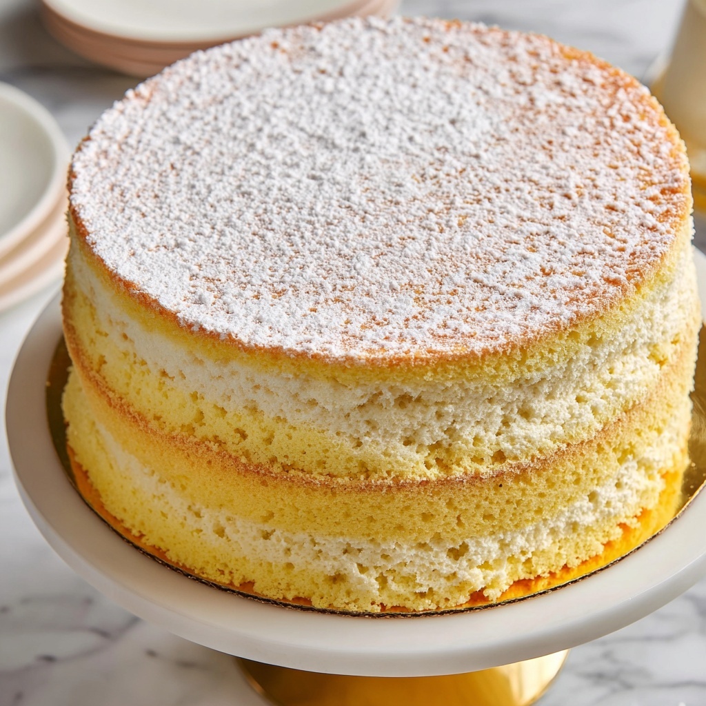Vanilla Sponge Cake Recipe - Recipe Image