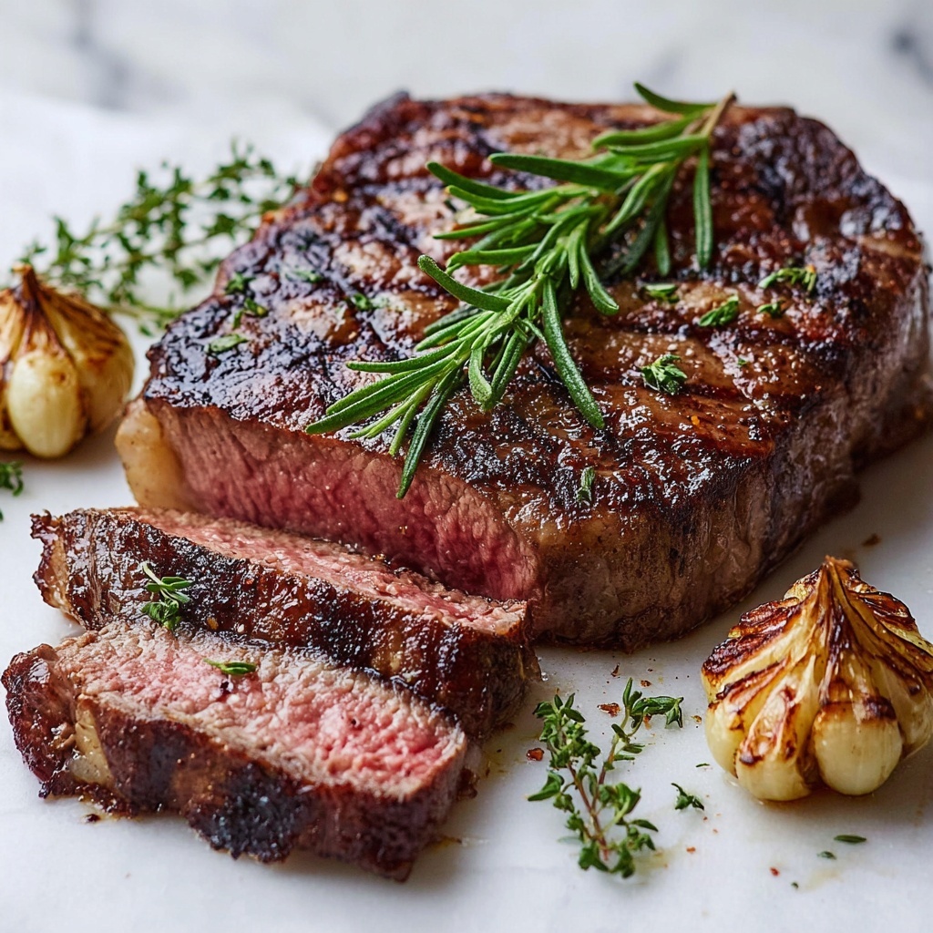 Garlic Butter Steak Recipe - Recipe Image
