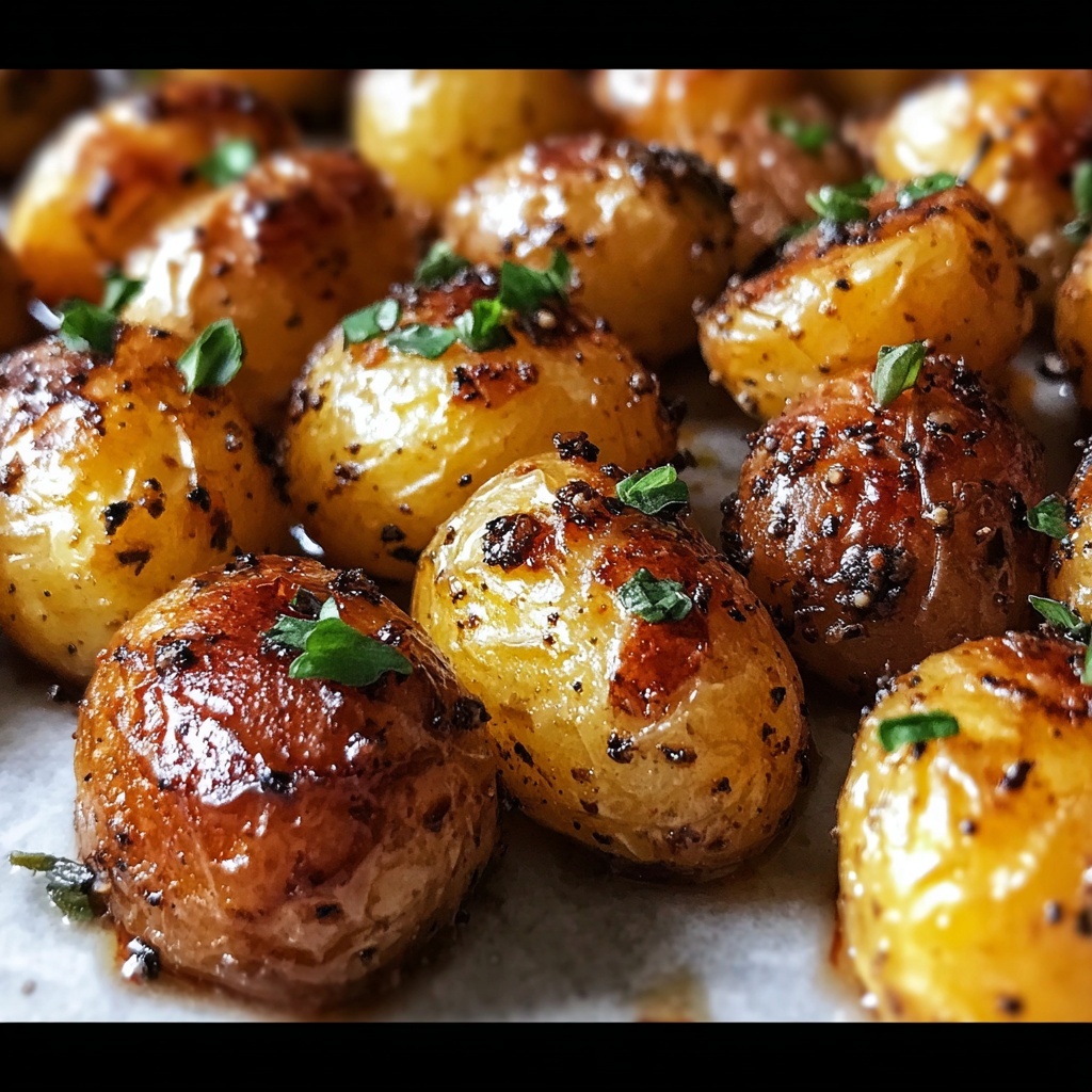 Honey Mustard Roasted Baby Potatoes Recipe - Recipe Image