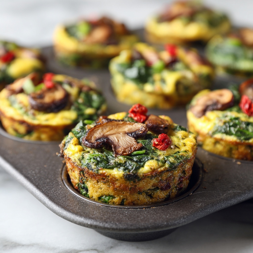 Spinach Quiche Muffins Recipe - Recipe Image