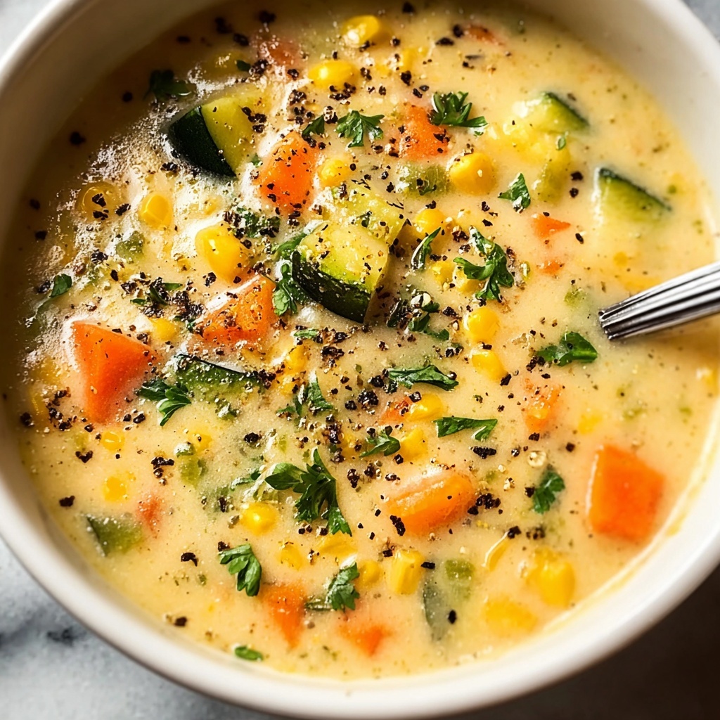 Zucchini Corn Chowder Recipe - Recipe Image