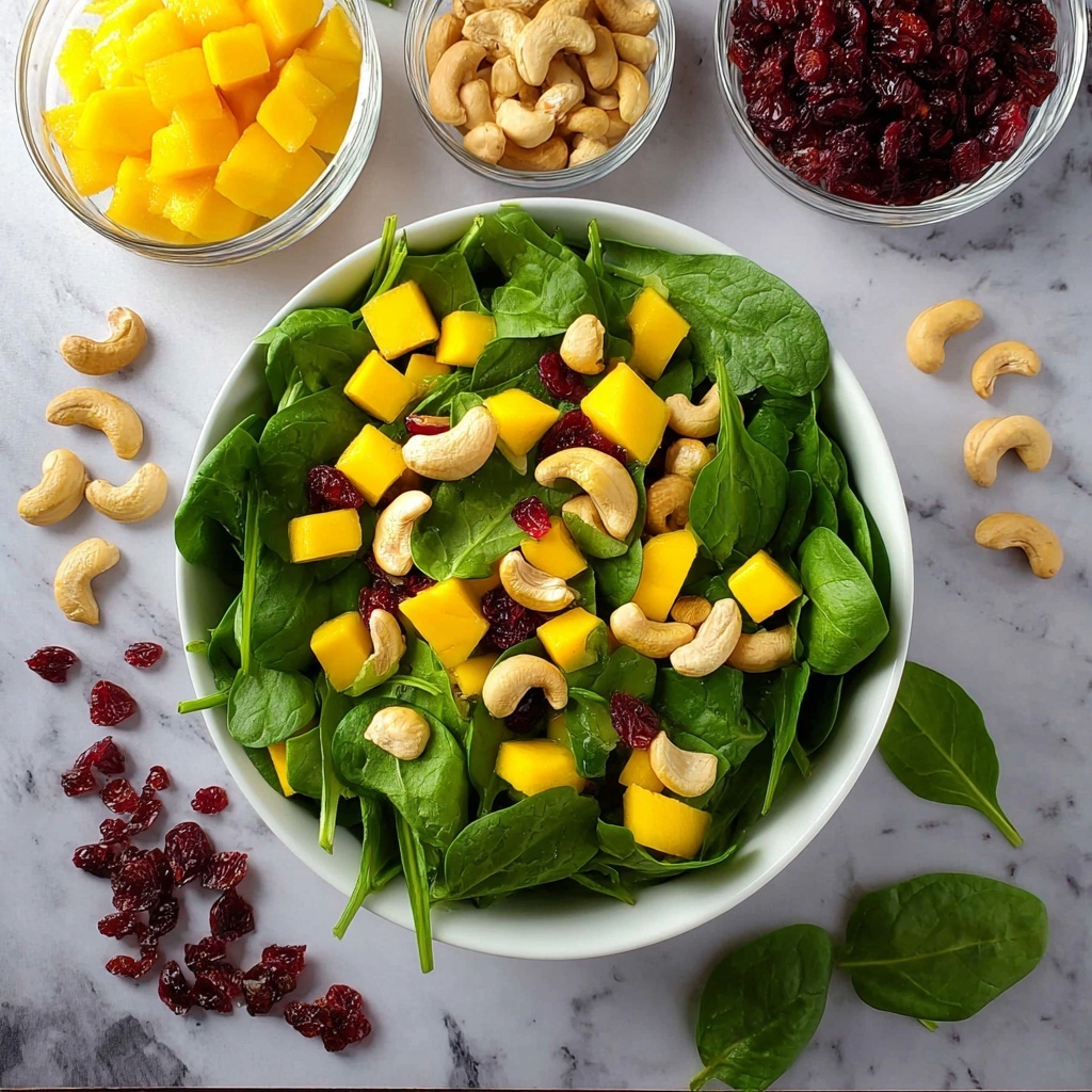Mango Spinach Salad Recipe - Recipe Image