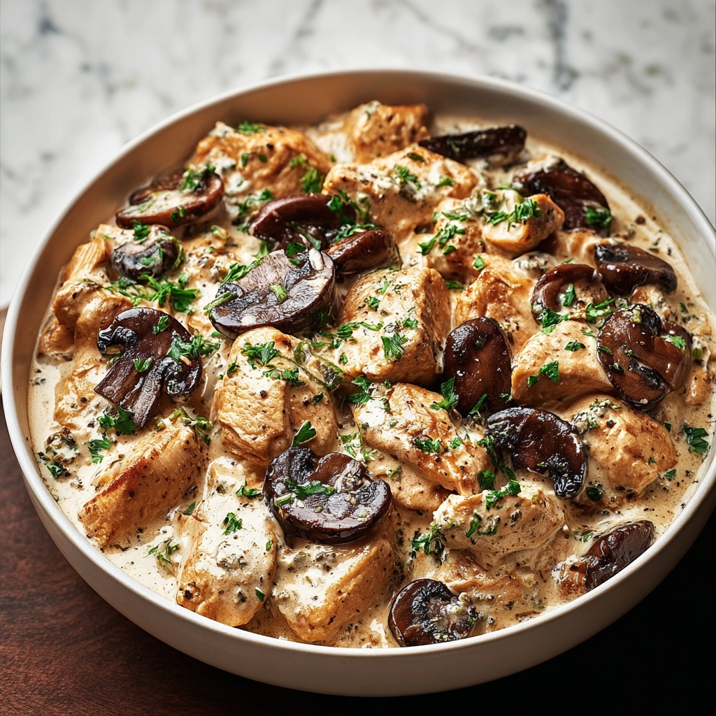 Chicken Mushroom Stroganoff Recipe - Recipe Image