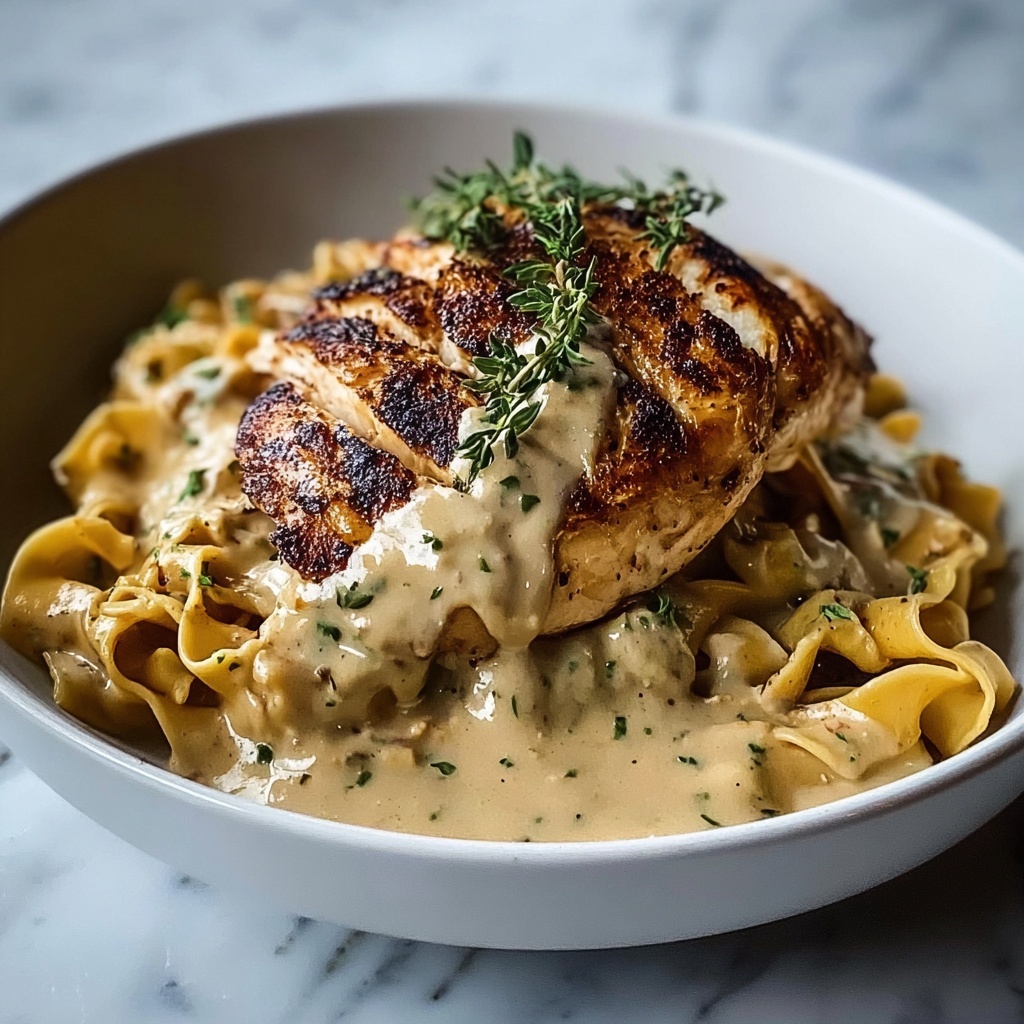 Chicken with Buttered Noodles Recipe - Recipe Image