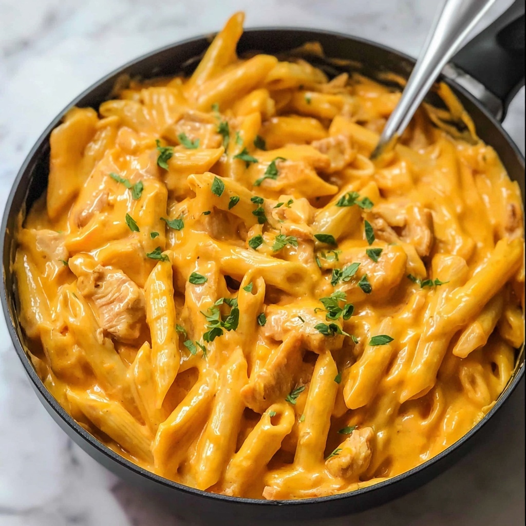 One Pot Cheesy Chicken Pasta Recipe - Recipe Image