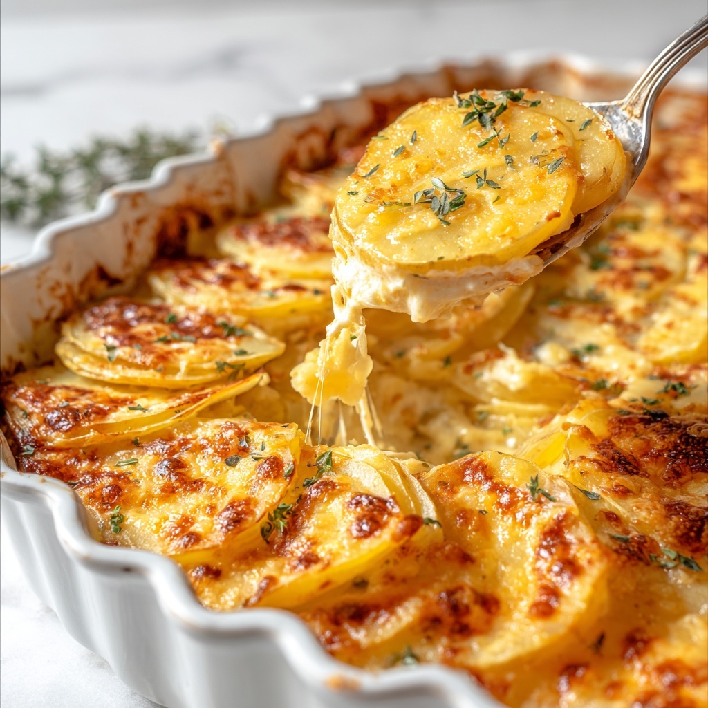Cheesy Scalloped Potatoes Recipe - Recipe Image