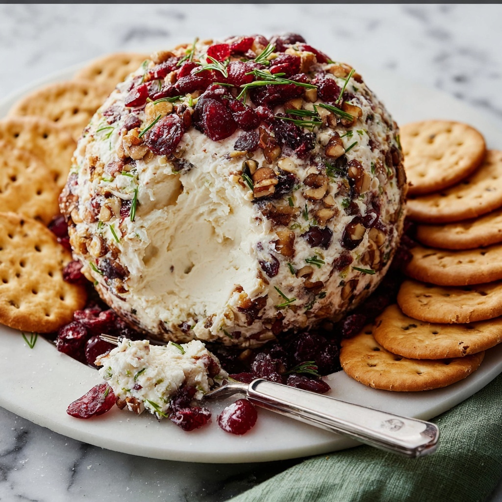 Cranberry Pecan Cream Cheese Ball Recipe - Recipe Image