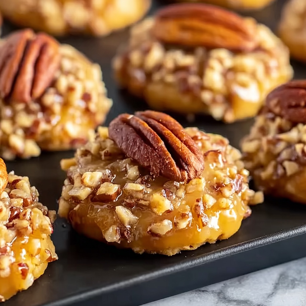No-Bake Pecan Coconut Praline Cookies Recipe - Recipe Image