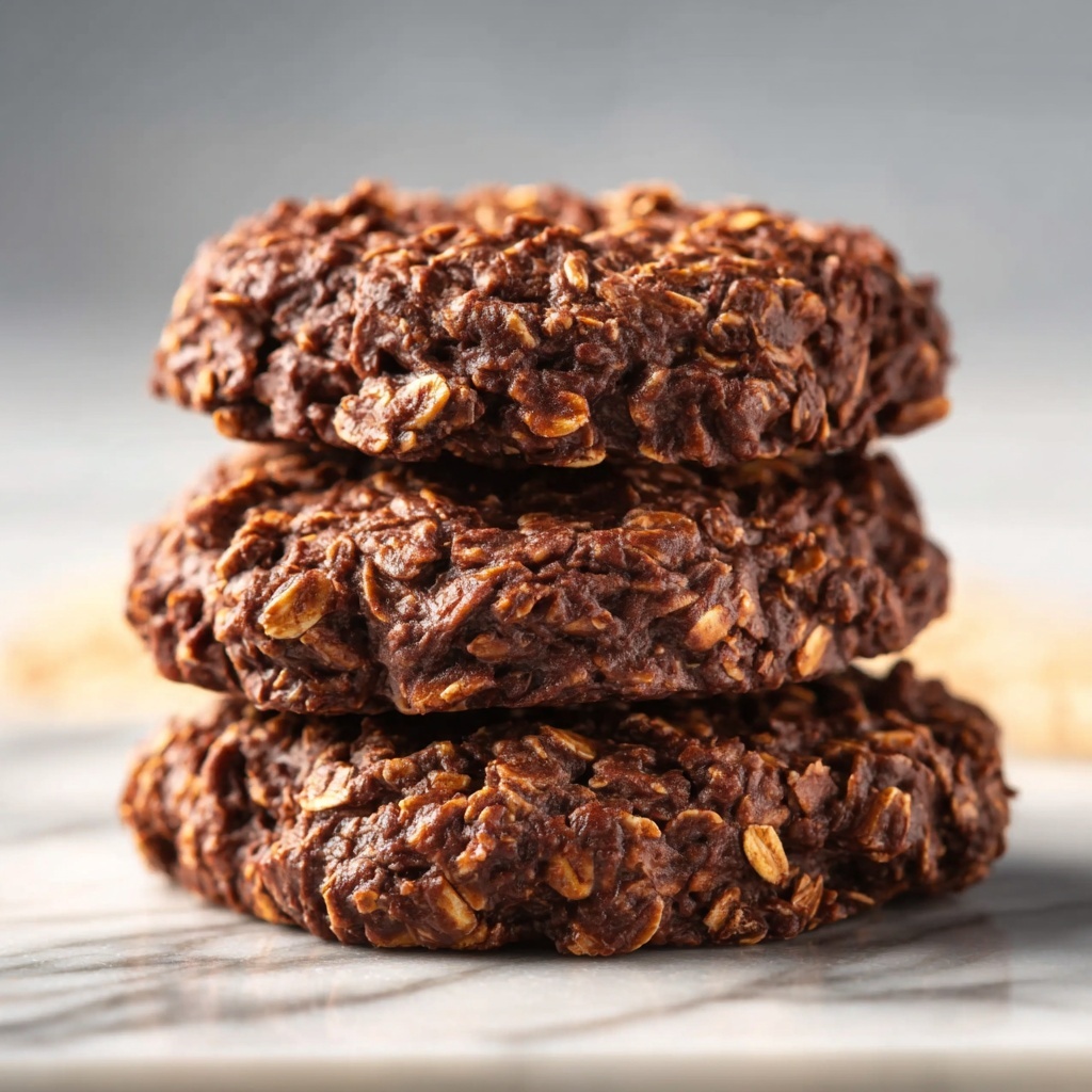 Chocolate Oatmeal No-Bake Cookies Recipe - Recipe Image