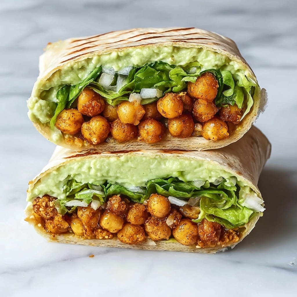 Crunchy Chickpea Caesar Wraps Recipe - Recipe Image