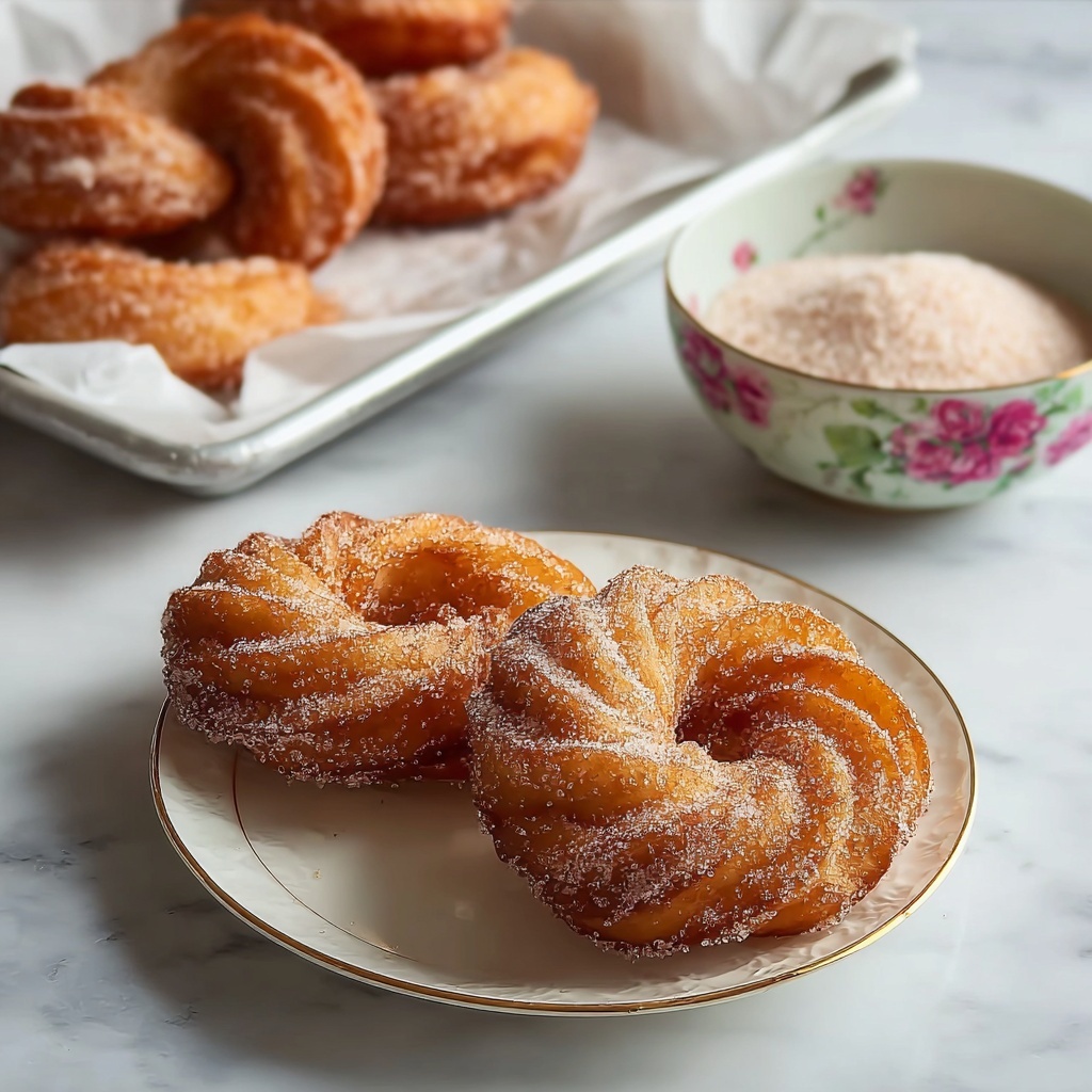 Cinnamon Sugar Twist Doughnuts Recipe - Recipe Image