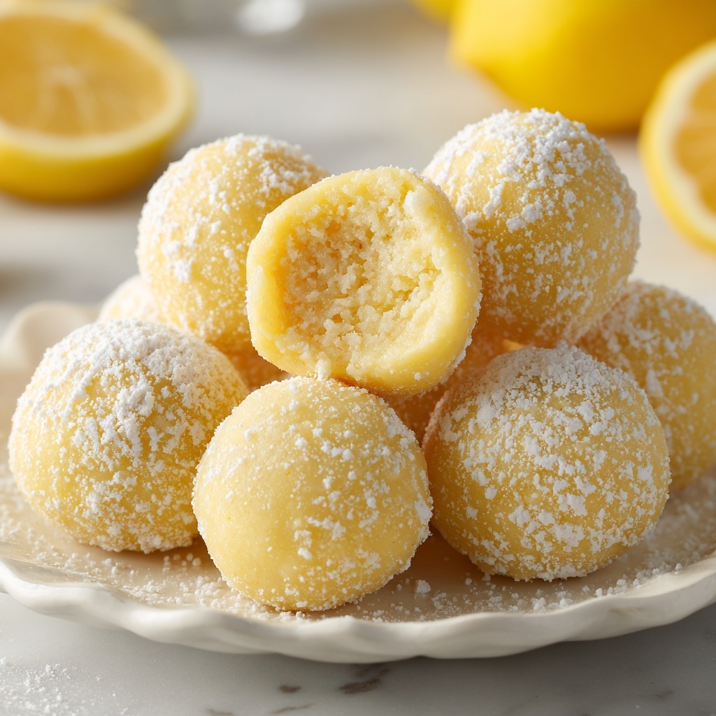 Lemon Truffles Recipe - Recipe Image