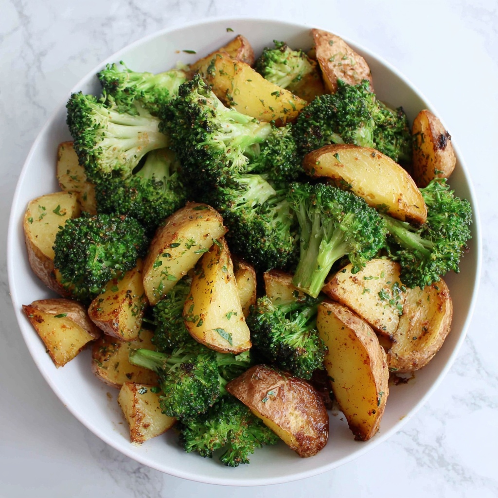 Roasted Parmesan Potatoes & Broccoli Recipe - Recipe Image