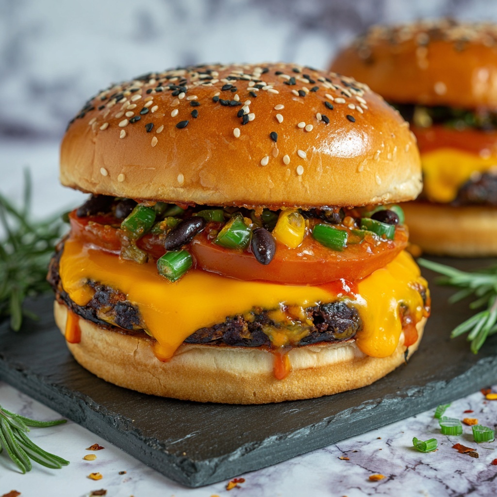 Delicious and Easy Black Bean Burgers Recipe - Recipe Image