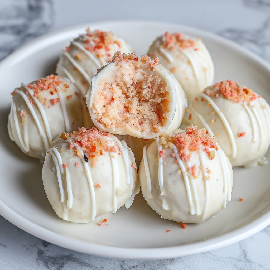 Strawberry Shortcake Truffles Recipe - Recipe Image